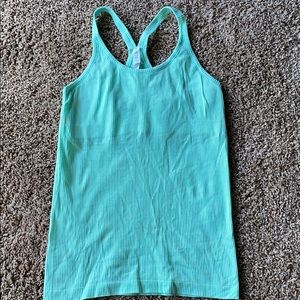 Lululemon Turquoise Seamless Tank